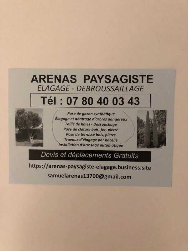Artisans paysagistes pour enlever un pin dans un jardin  Marignane proche de vitrolles  Mr Arenas 